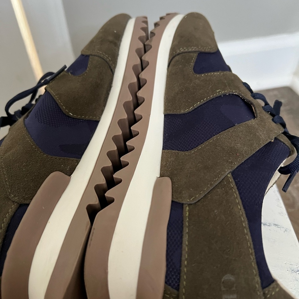 CHARLESTON SHOE CO. Women's Olive and Navy Sneakers - Picture 11 of 13